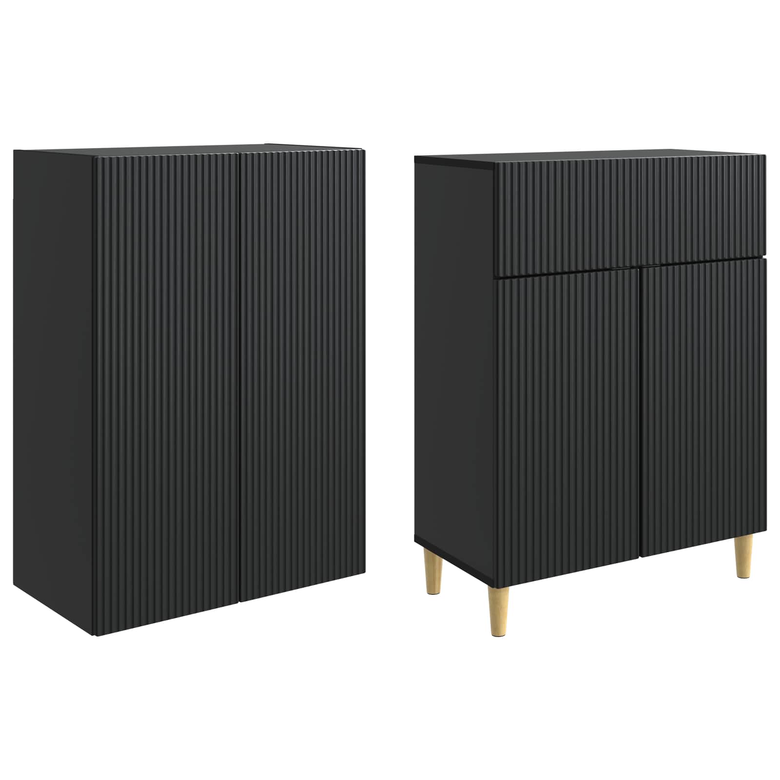 Juego de armarios 2 pcs 66 x 34,5 x 90 cm Madera de ingeniería