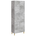 Juego de armarios 2 pcs Gris Hormigón 66 x 34,5 x 90 cm