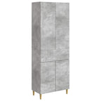 Juego de armarios 2 pcs Gris Hormigón 66 x 34,5 x 90 cm