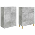 Juego de armarios 2 pcs Gris Hormigón 66 x 34,5 x 90 cm