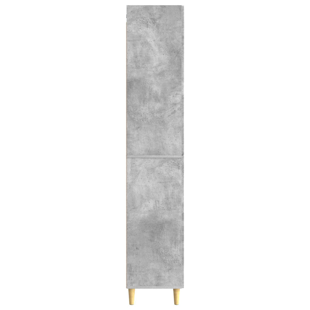 Juego de armarios 2 pcs Gris Hormigón 66 x 34,5 x 90 cm