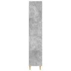 Juego de armarios 2 pcs Gris Hormigón 66 x 34,5 x 90 cm
