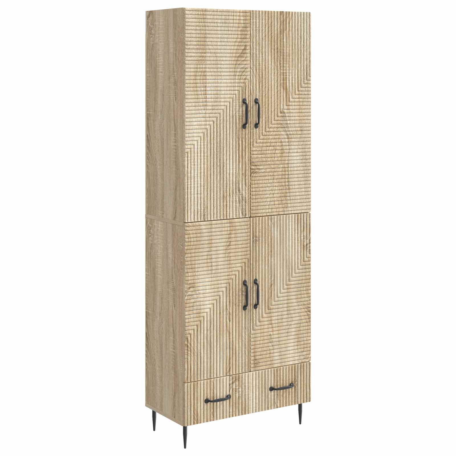 Juego de armarios 2 pcs 66 x 34,5 x 95 cm Madera de ingeniería