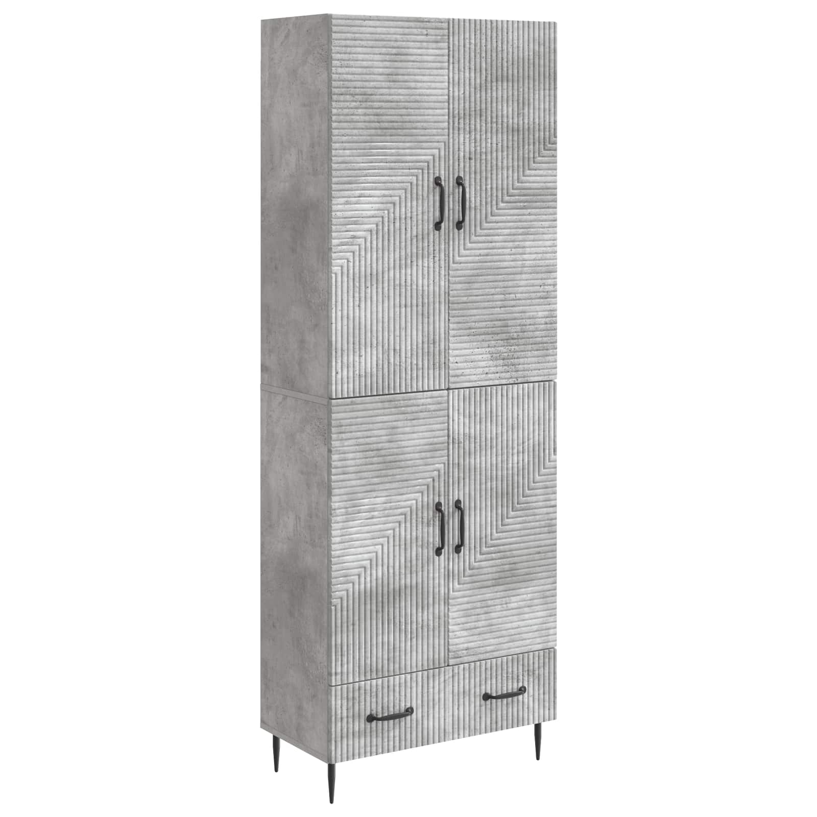Juego de armarios 2 pcs 66 x 34,5 x 95 cm Madera de ingeniería
