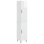 Juego de armarios 2 pcs Blanco Brillante 33 x 34,5 x 89,5 cm
