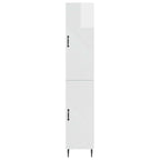 Juego de armarios 2 pcs Blanco Brillante 33 x 34,5 x 89,5 cm
