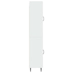 Juego de armarios 2 pcs Blanco Brillante 33 x 34,5 x 89,5 cm