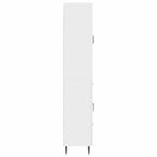 Juego de armarios 2 pcs Blanco Brillante 66 x 34,5 x 89,5 cm