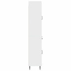 Juego de armarios 2 pcs Blanco Brillante 66 x 34,5 x 89,5 cm
