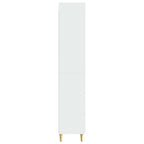 Juego de armarios 2 pcs Blanco Brillante 66 x 34,5 x 90 cm