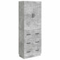 Juego de armarios 2 pcs Blanco Brillante 66 x 34,5 x 87 cm