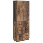 Juego de armarios 2 pcs Blanco Brillante 66 x 34,5 x 87 cm