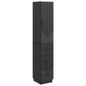 Juego de armarios 2 pcs Blanco Brillante 33 x 34,5 x 87 cm
