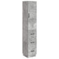 Juego de armarios 2 pcs Blanco Brillante 33 x 34,5 x 87 cm