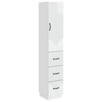 Juego de armarios 2 pcs Blanco Brillante 33 x 34,5 x 87 cm