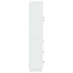 Juego de armarios 2 pcs Blanco Brillante 33 x 34,5 x 87 cm