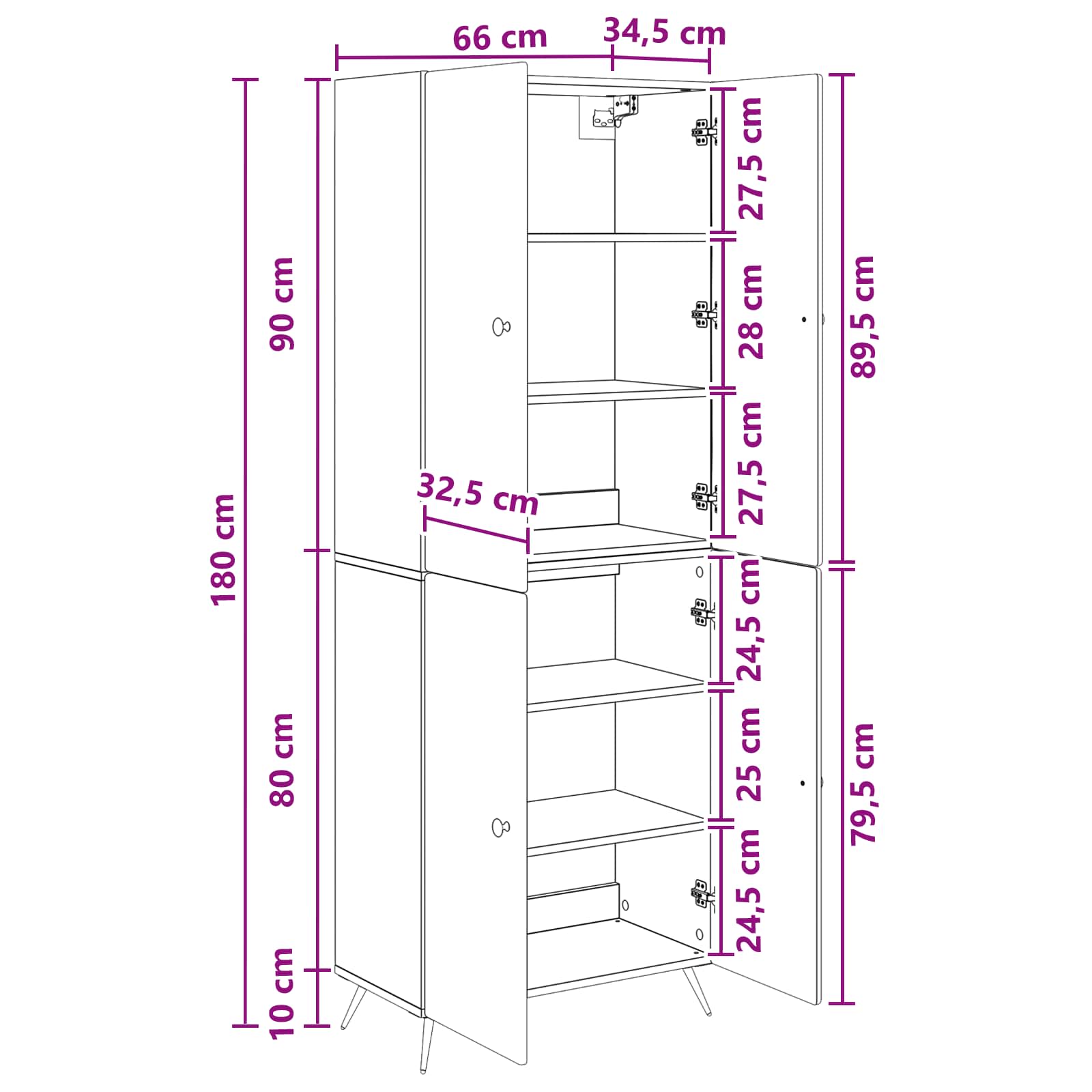 Juego de armarios 2 pcs Blanco Brillante Madera de ingeniería