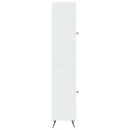 Juego de armarios 2 pcs Blanco Brillante Madera de ingeniería