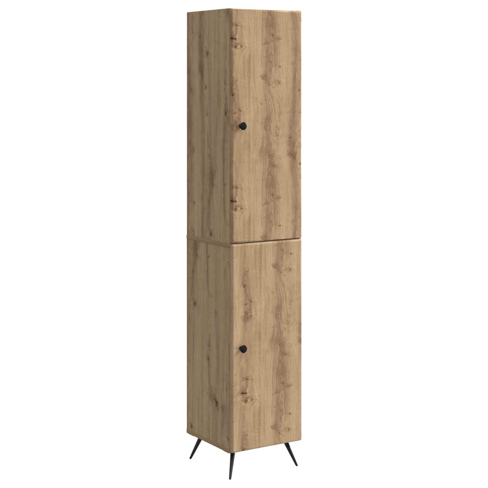 Juego de armarios 2 pcs Blanco Brillante Madera de ingeniería
