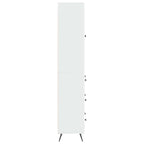 Juego de armarios 2 pcs Blanco Brillante 66 x 34,5 x 90 cm