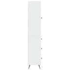 Juego de armarios 2 pcs Blanco Brillante 34,5 x 34,5 x 90 cm
