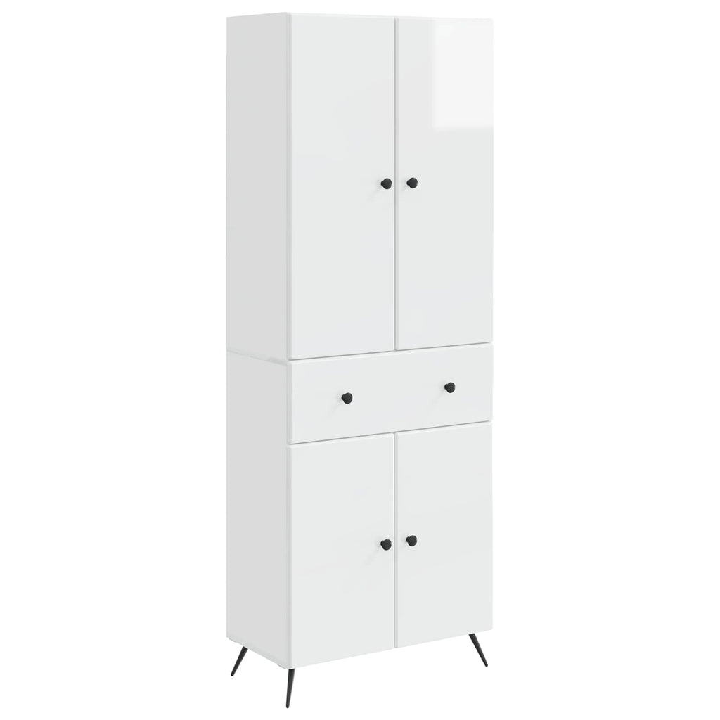 2 pcs Blanco Brillante