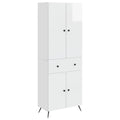 2 pcs Blanco Brillante