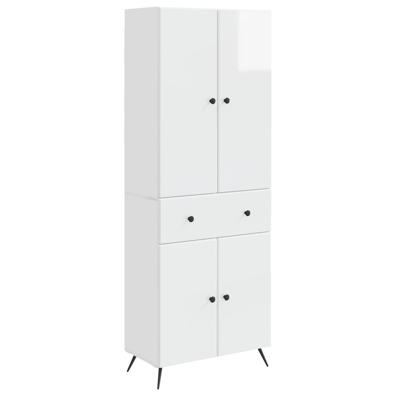 2 pcs Blanco Brillante