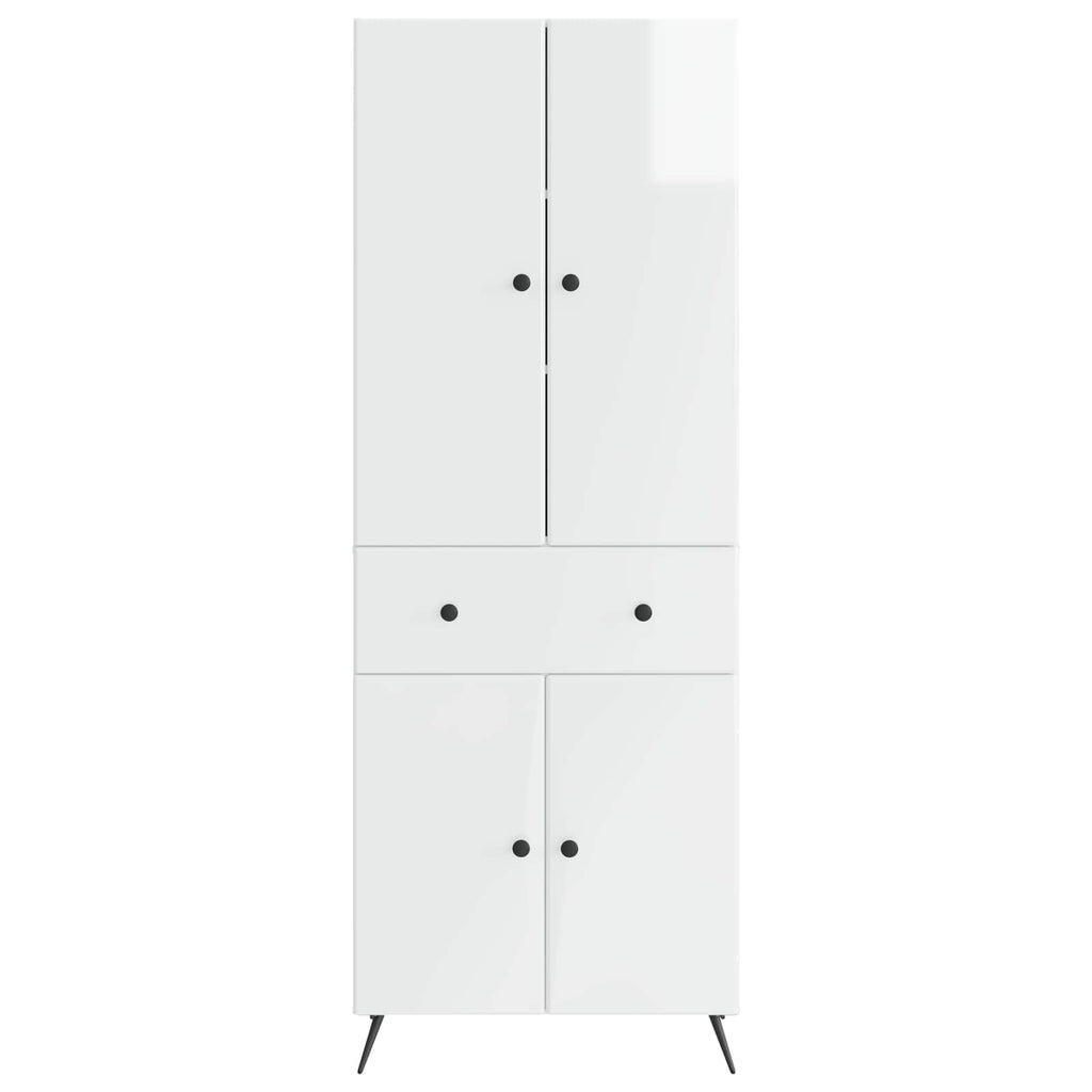 2 pcs Blanco Brillante