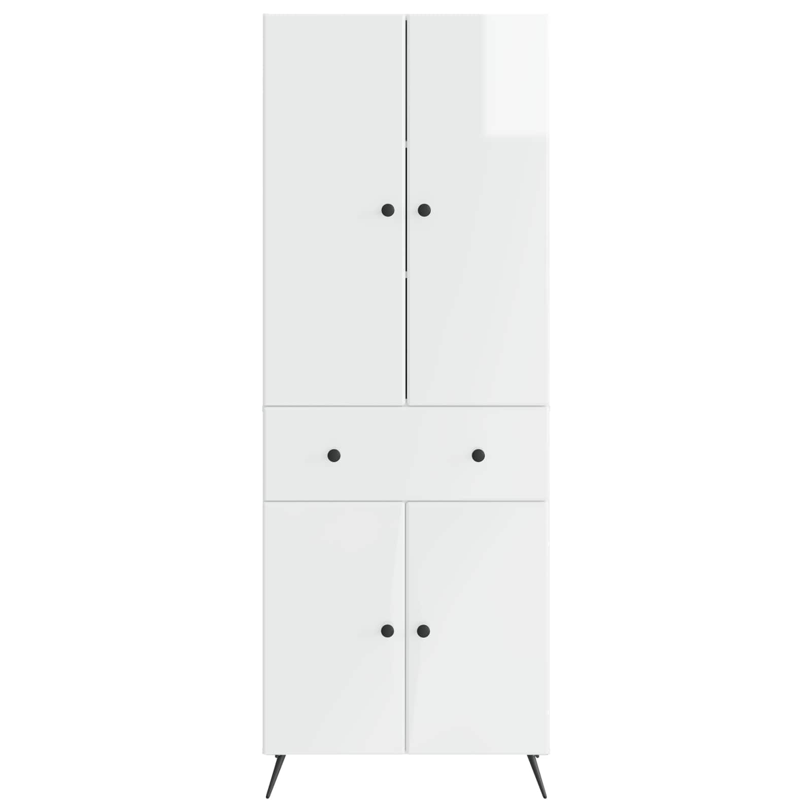 2 pcs Blanco Brillante