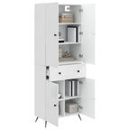 2 pcs Blanco Brillante