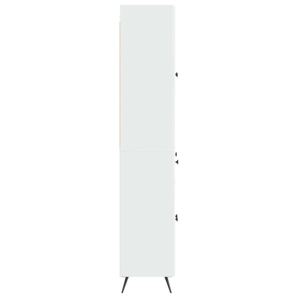 2 pcs Blanco Brillante