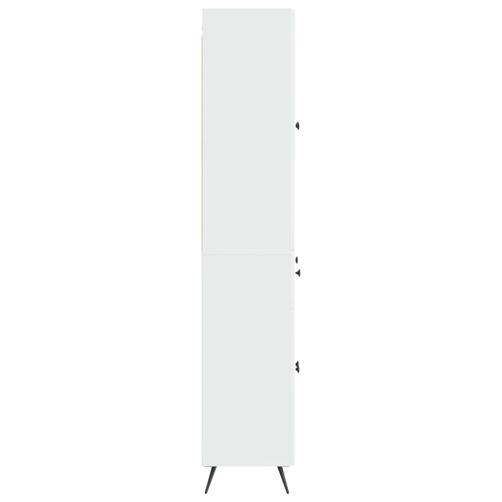 2 pcs Blanco Brillante