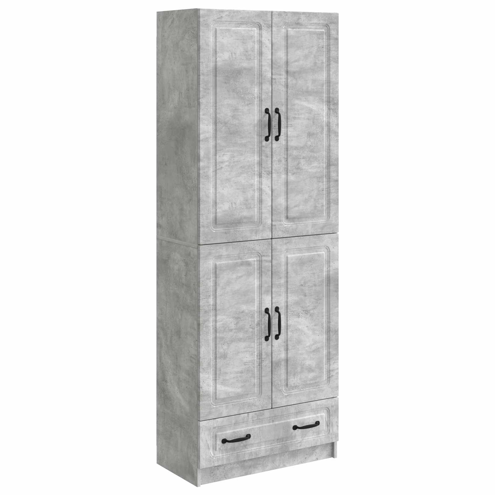Conjunto de armários 2 pçs Branco Brilhante Madeira processada