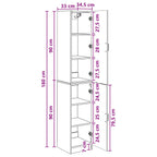 Juego de armarios 2 pcs Blanco Brillante Madera de ingeniería