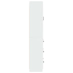 Juego de armarios 2 pcs Blanco Brillante 66 x 34,5 x 87 cm