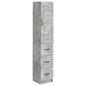Juego de armarios 2 pcs Blanco Brillante 33 x 34,5 x 87 cm