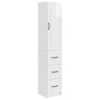 Juego de armarios 2 pcs Blanco Brillante 33 x 34,5 x 87 cm