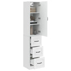 Juego de armarios 2 pcs Blanco Brillante 33 x 34,5 x 87 cm