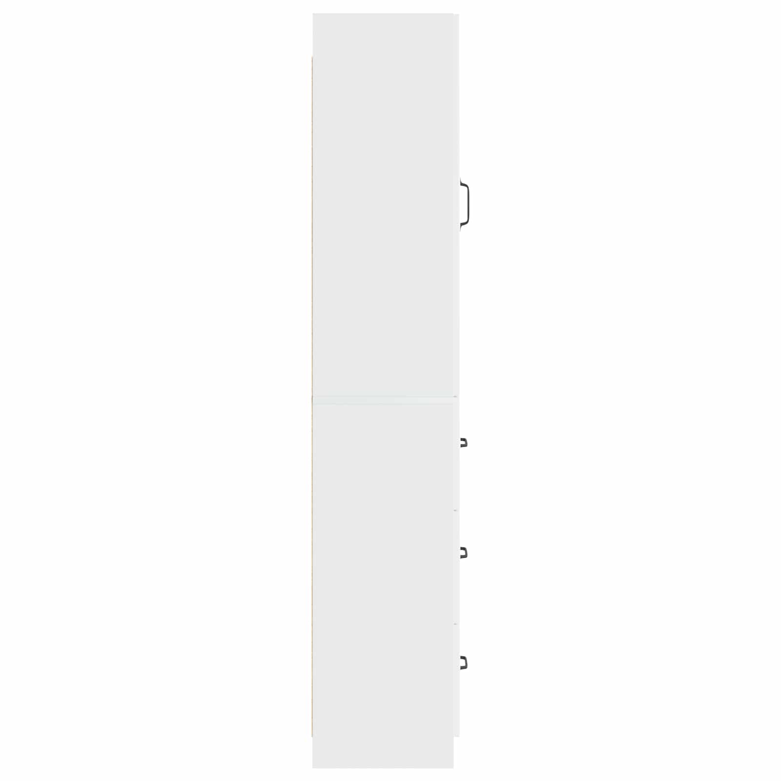 Juego de armarios 2 pcs Blanco Brillante 33 x 34,5 x 87 cm