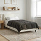 Anthracite Quilted Summer Duvet 135 x 200 cm Microfiber