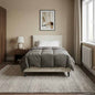 Anthracite Quilted Summer Duvet 135 x 200 cm Microfiber