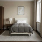 Anthracite Quilted Summer Duvet 135 x 200 cm Microfiber