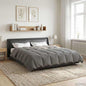 Anthracite Quilted Summer Duvet 135 x 200 cm Microfiber