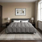 Anthracite Quilted Summer Duvet 135 x 200 cm Microfiber