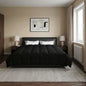 Anthracite Quilted Summer Duvet 135 x 200 cm Microfiber