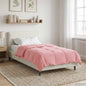 Anthracite Quilted Summer Duvet 135 x 200 cm Microfiber