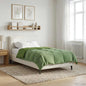 Anthracite Quilted Summer Duvet 135 x 200 cm Microfiber
