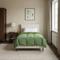 Anthracite Quilted Summer Duvet 135 x 200 cm Microfiber