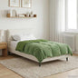 Anthracite Quilted Summer Duvet 135 x 200 cm Microfiber